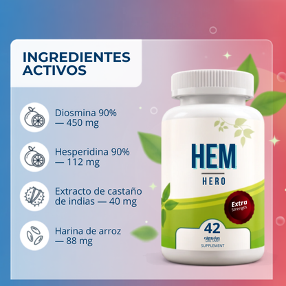 El alivio para las hemorroides que las cremas no te dan. - Hem hero. OFERTA ESPECIAL. Pídelo hoy y paga cuando llegue a tus manos