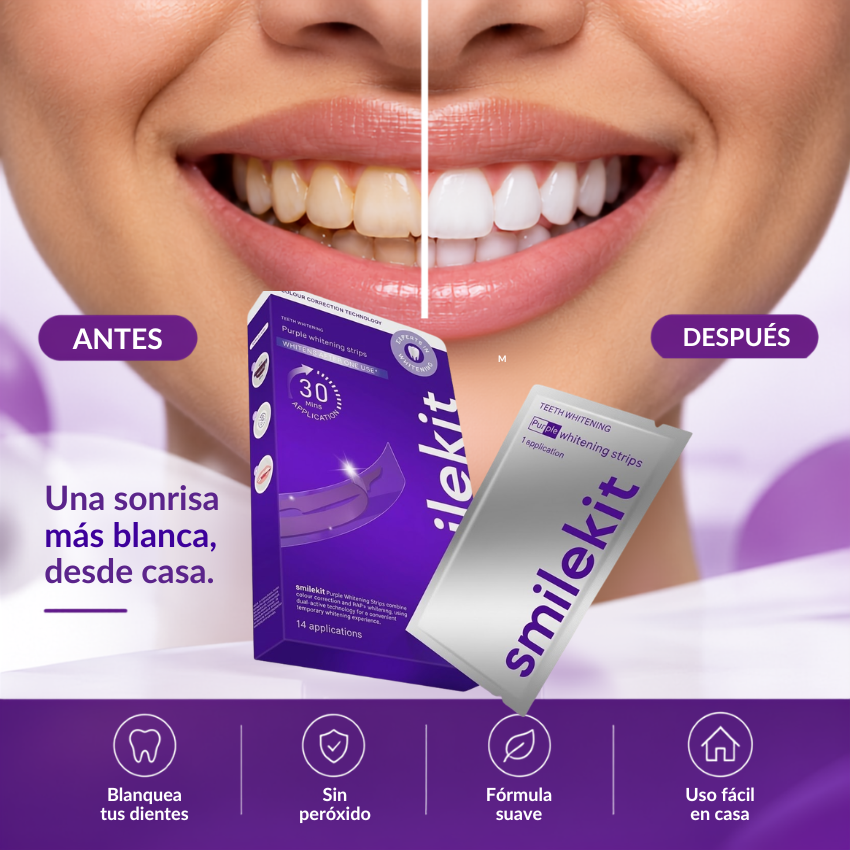 Sonríe sin esconder tus dientes 😁 Tiras blanqueadoras de dientes + envío GRATIS Y pago al recibir
