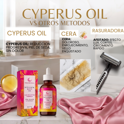 ¡Dile adiós a la depilación y a la irritación con el Aceite Cyperus! | Paga al recibir en casa (envío gratis)